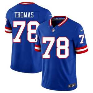 Andrew Thomas Royal Throwback Mens #78 NIL Jints Jerseys 495909-890 - Image 1
