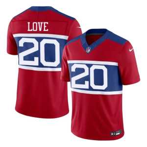 Julian Love Red #20 NIL Jints Men's Jerseys 999436-313 - Image 1
