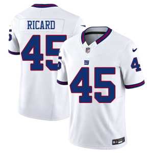 Patrick Ricard Official Throwback White Men's Jints #45 Jerseys 966884-518 - Image 1