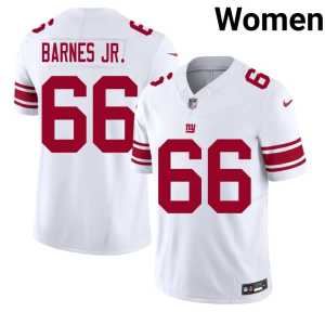 Anquin Barnes Jr. #66 Womens White Embroidery Jints Jerseys 954441-774 - Image 1