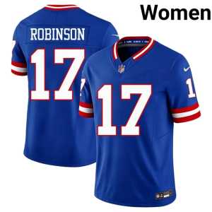 Wan'Dale Robinson Player Jints Throwback #17 Womens Royal Jersey 865445-594 - Image 1